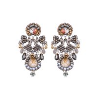 Earrings Ayala Bar Woman Shivering Moonlight in Metal Alloy Cristallo C2281